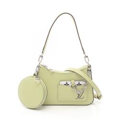 LOUIS VUITTON Malellini Handbag Bag Leather Epi Women's Green M22651