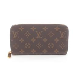 Louis Vuitton LOUIS VUITTON Zippy Wallet Monogram Round Long Coated Canvas Men's Women's Brown M42616