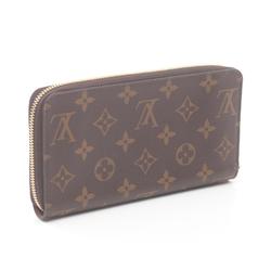 Louis Vuitton LOUIS VUITTON Zippy Wallet Monogram Round Long Coated Canvas Men's Women's Brown M42616