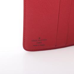 Louis Vuitton LOUIS VUITTON Compact Zip Monogram Cherry Bi-fold Wallet Coated Canvas Women's Brown Red M95005