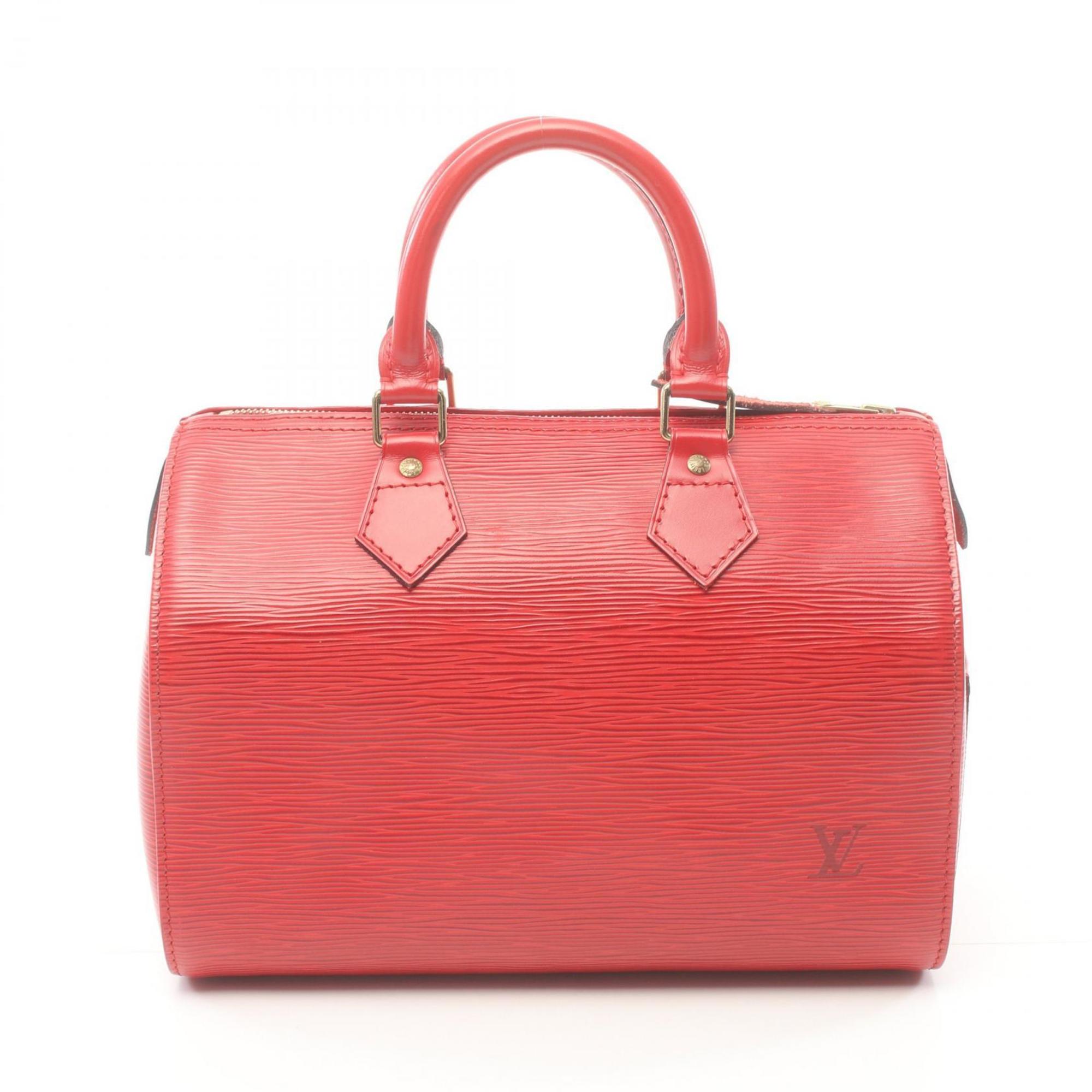 Louis Vuitton Speedy 25 Epi Castilian Red Handbag Bag Leather Women's M59237