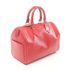 Louis Vuitton Speedy 25 Epi Castilian Red Handbag Bag Leather Women's M59237