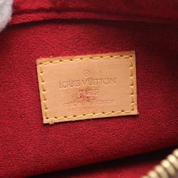 Louis Vuitton Vivacite PM Shoulder Bag, Coated Canvas, Leather, Monogram, Women's, Brown, M51165