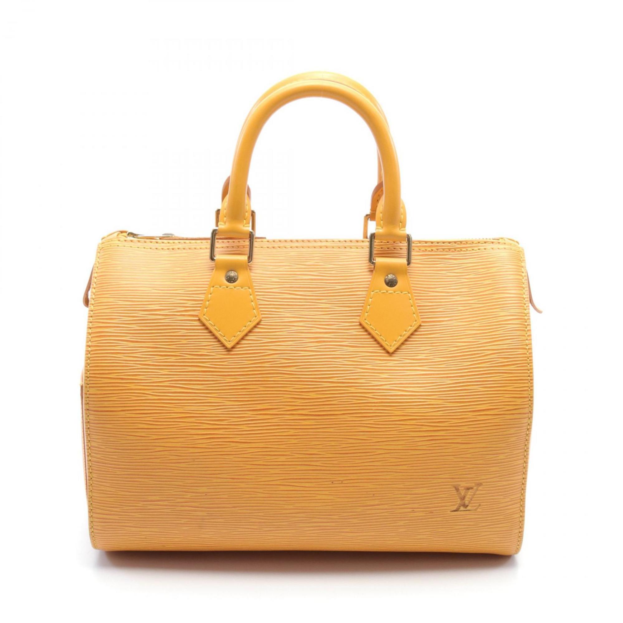 Louis Vuitton Speedy 25 Handbag Bag Leather Epi Women's Yellow M43019