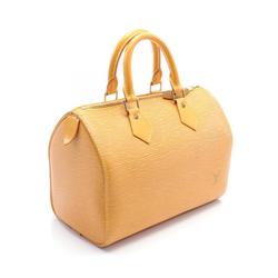 Louis Vuitton Speedy 25 Handbag Bag Leather Epi Women's Yellow M43019