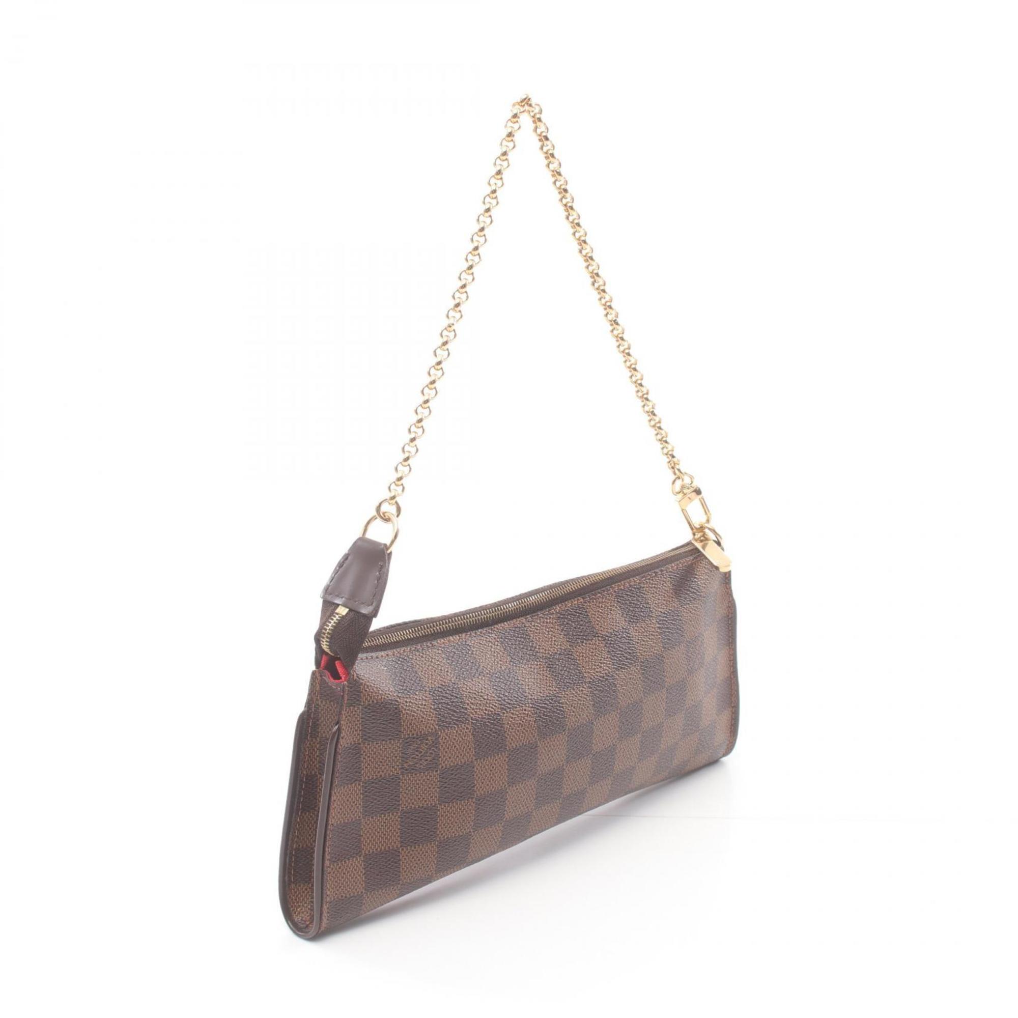 LOUIS VUITTON Sophie Damier Ebene Handbag Bag Coated Canvas Leather Women's Brown N51135