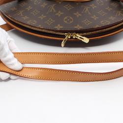 Louis Vuitton Ellipse Shoulder Bag, Coated Canvas, Leather, Monogram, Women's, Brown, M51128