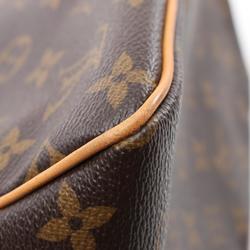 Louis Vuitton Batignolles Monogram Handbag Bag Coated Canvas Leather Women's Brown M51156