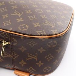 LOUIS VUITTON Packall Sacado Handbag Bag Coated Canvas Leather Monogram Women's Brown M51132