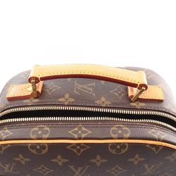 LOUIS VUITTON Packall Sacado Handbag Bag Coated Canvas Leather Monogram Women's Brown M51132