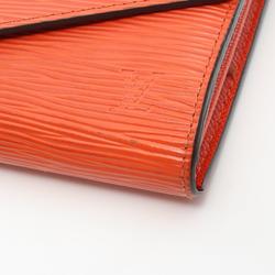 Louis Vuitton LOUIS VUITTON Portefeuille Sarah Epi Pimon Bi-fold Long Wallet Leather Women's Orange M60723