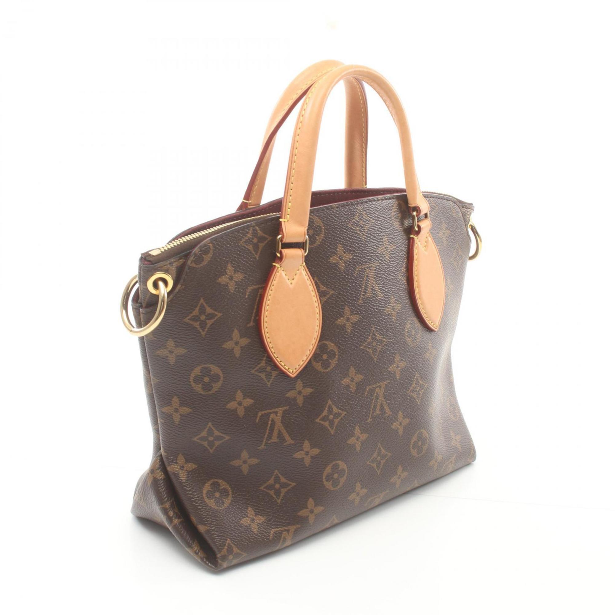 Louis Vuitton LOUIS VUITTON Flower Zip Tote PM Bag Coated Canvas Leather Monogram Women's Brown M44359