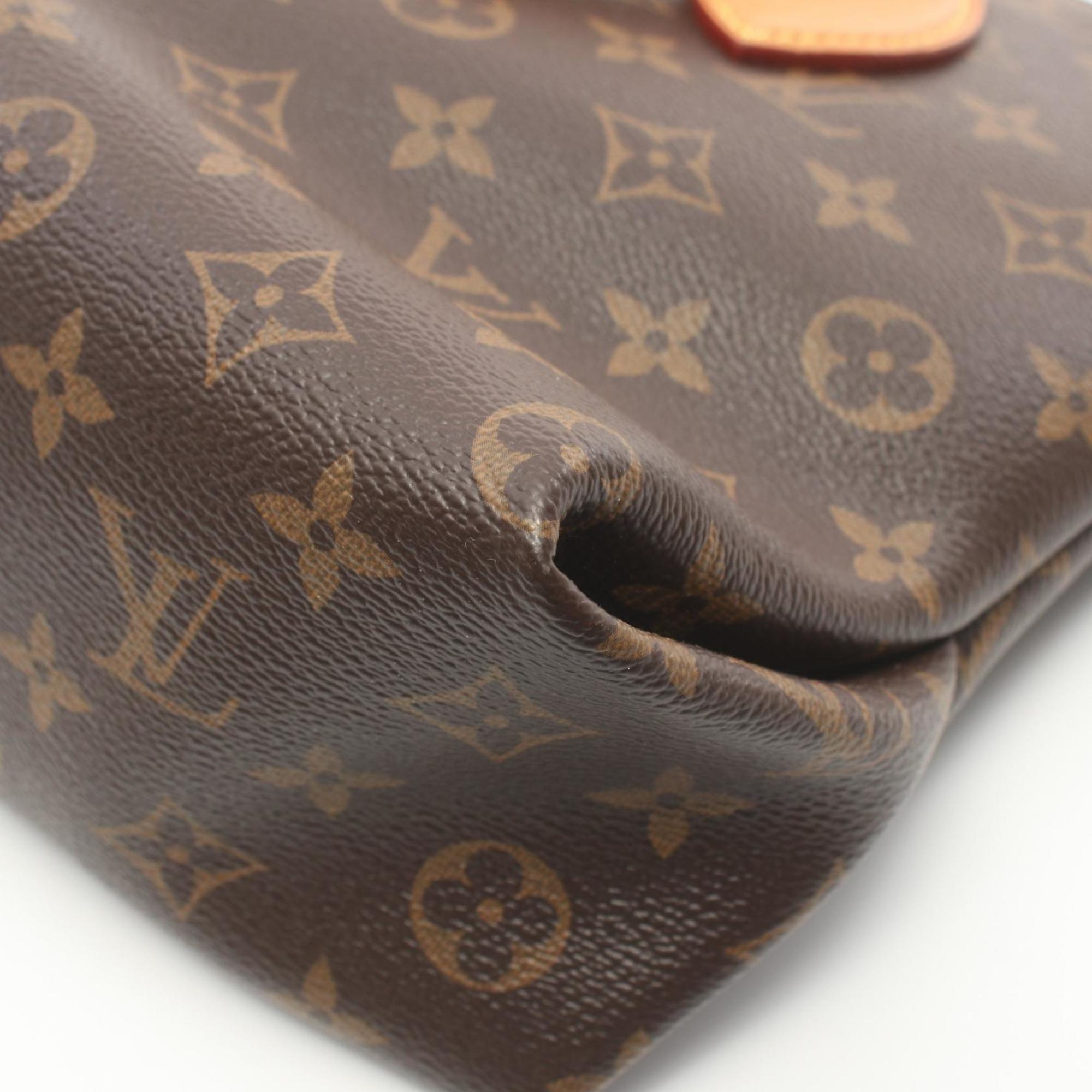 Louis Vuitton LOUIS VUITTON Flower Zip Tote PM Bag Coated Canvas Leather Monogram Women's Brown M44359