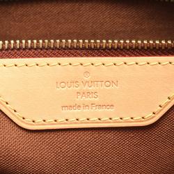 Louis Vuitton Batignolles Horizontal Monogram Shoulder Bag, Coated Canvas, Leather, Women's, Brown, M51154