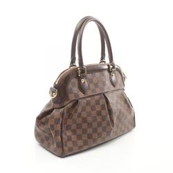 LOUIS VUITTON Trevi PM Handbag Bag Coated Canvas Leather Damier Women's Brown N51997