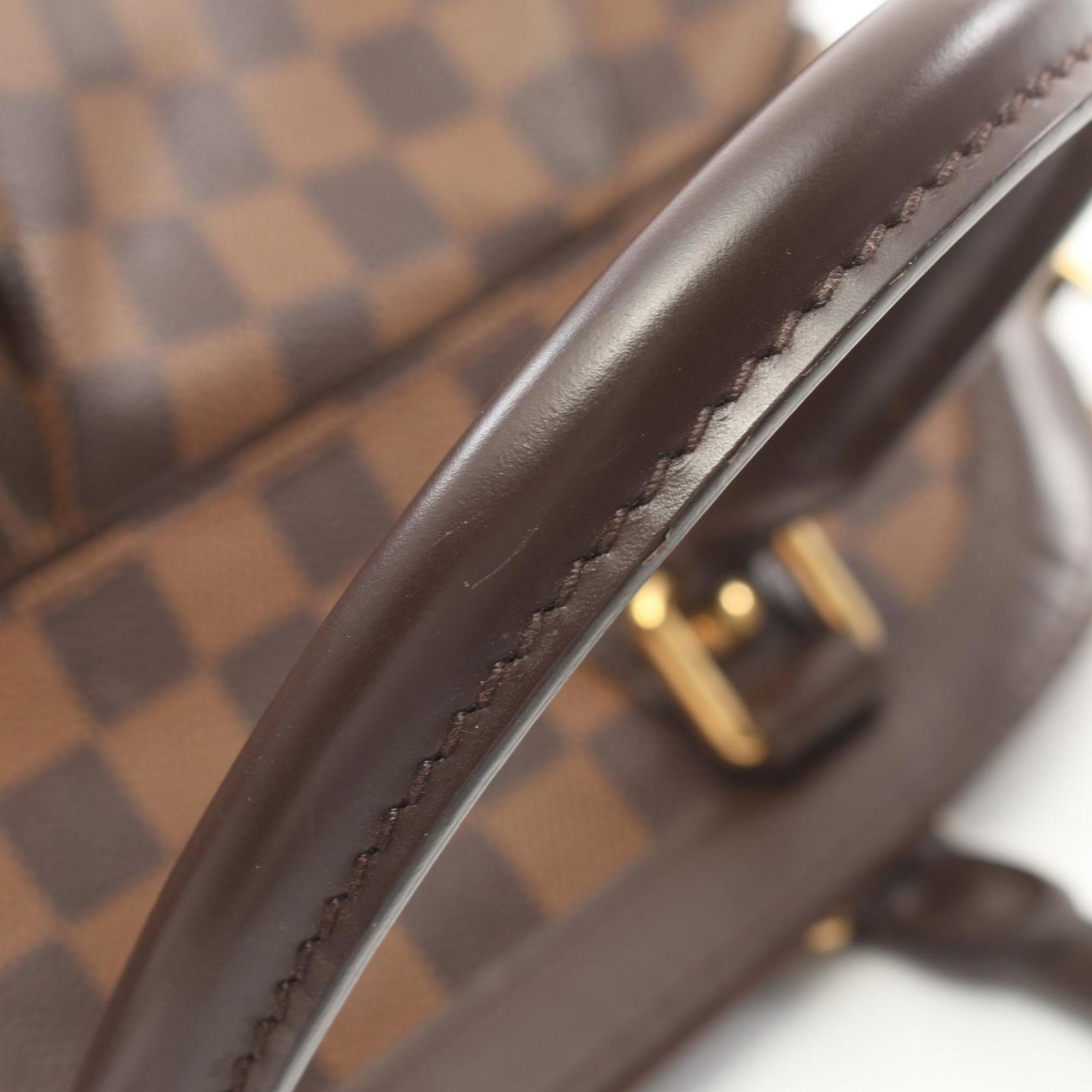 LOUIS VUITTON Trevi PM Handbag Bag Coated Canvas Leather Damier Women's Brown N51997