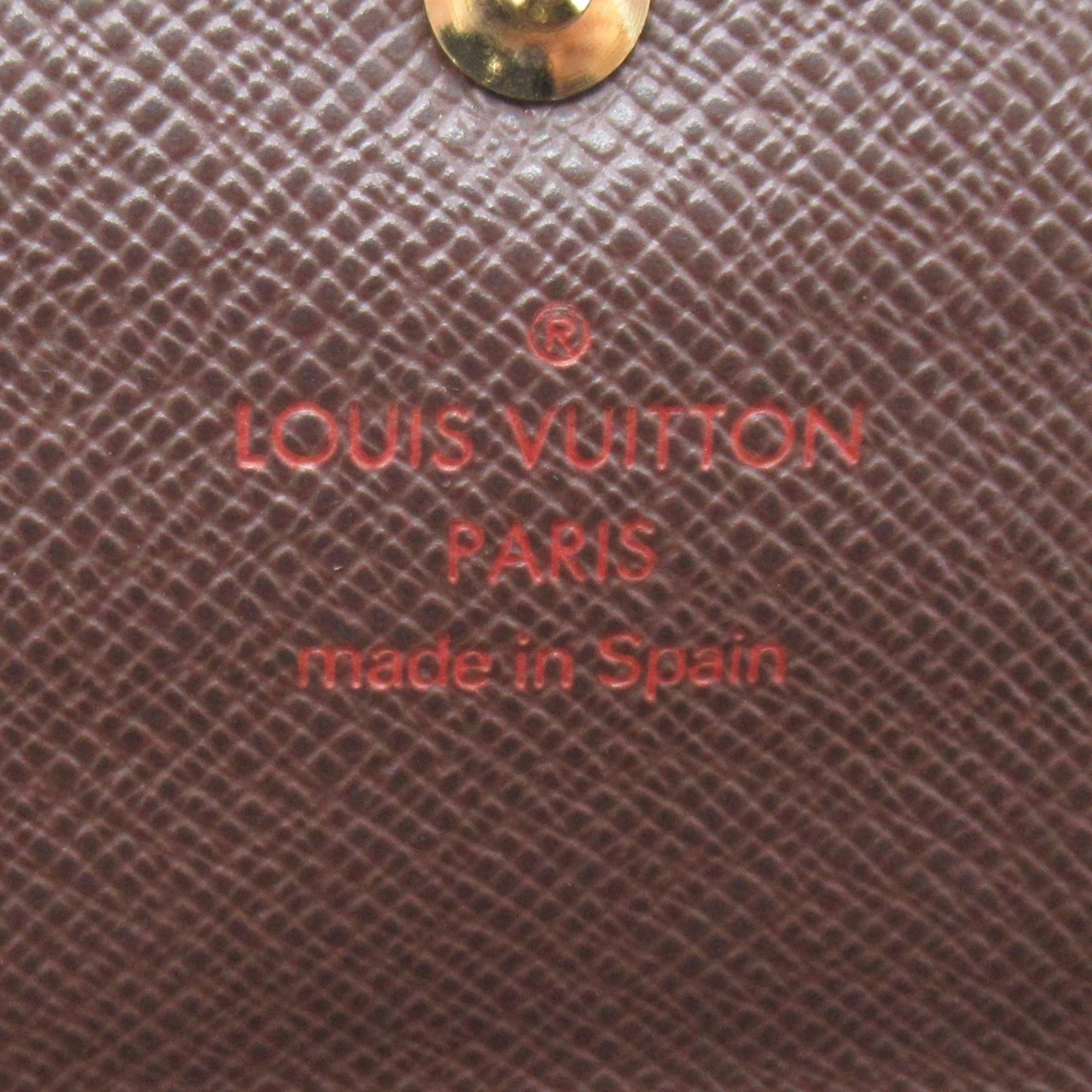 Louis Vuitton LOUIS VUITTON Portefeuille Sarah Bi-fold Wallet Coated Canvas Damier Women's Brown N61734