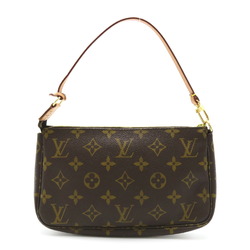 Louis Vuitton LOUIS VUITTON Pochette Accessoires Pouch Bag Coated Canvas Monogram Women's Brown M51980