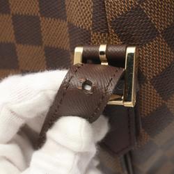 Louis Vuitton LOUIS VUITTON Belem MM Damier Ebene Shoulder Bag Coated Canvas Leather Women's Brown N51174