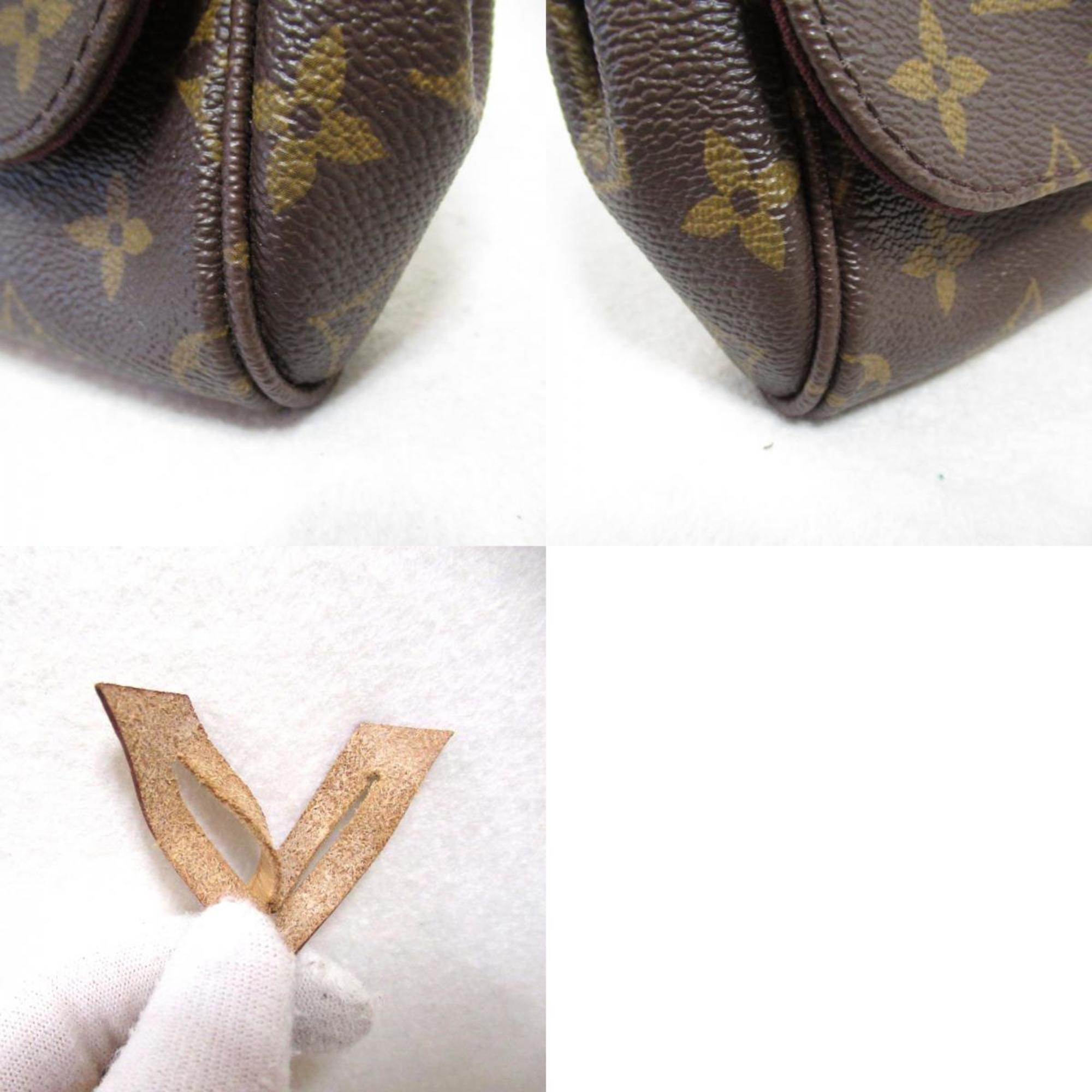 Louis Vuitton LOUIS VUITTON Favorite MM Shoulder Bag Coated Canvas Monogram Women's Brown M40718