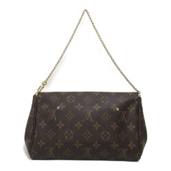 Louis Vuitton LOUIS VUITTON Favorite MM Shoulder Bag Coated Canvas Monogram Women's Brown M40718