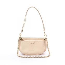 Louis Vuitton LOUIS VUITTON Multi Pochette Accessoires Monogram Empreinte Crème Shoulder Bag Leather Women's Ivory M46568