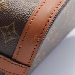 Louis Vuitton Dauphine Monogram Reverse Rucksack Backpack Bag Coated Canvas Leather Women's Brown M45142