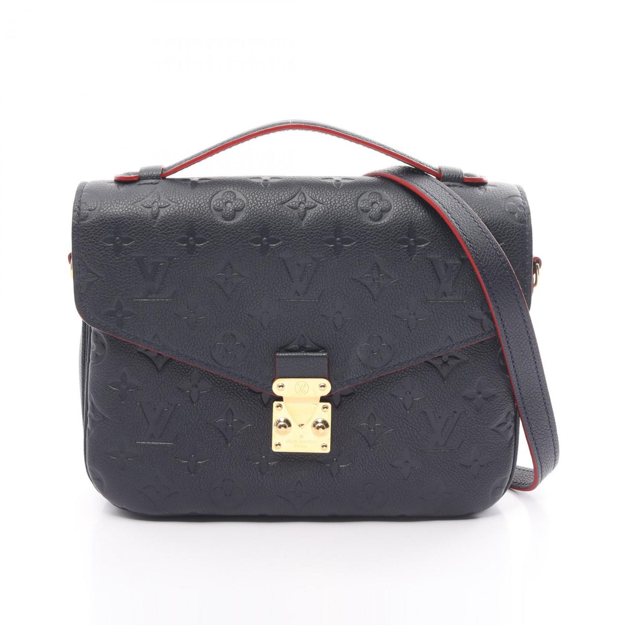 Louis Vuitton LOUIS VUITTON Pochette Metis MM Handbag Bag Leather Monogram Empreinte Women's Navy M44071