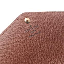 Louis Vuitton LOUIS VUITTON Portefeuille Sarah Monogram Bi-fold Long Wallet Coated Canvas Women's Brown M60531