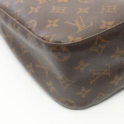 Louis Vuitton LOUIS VUITTON Looping MM Shoulder Bag Coated Canvas Leather Monogram Women's Brown M51146