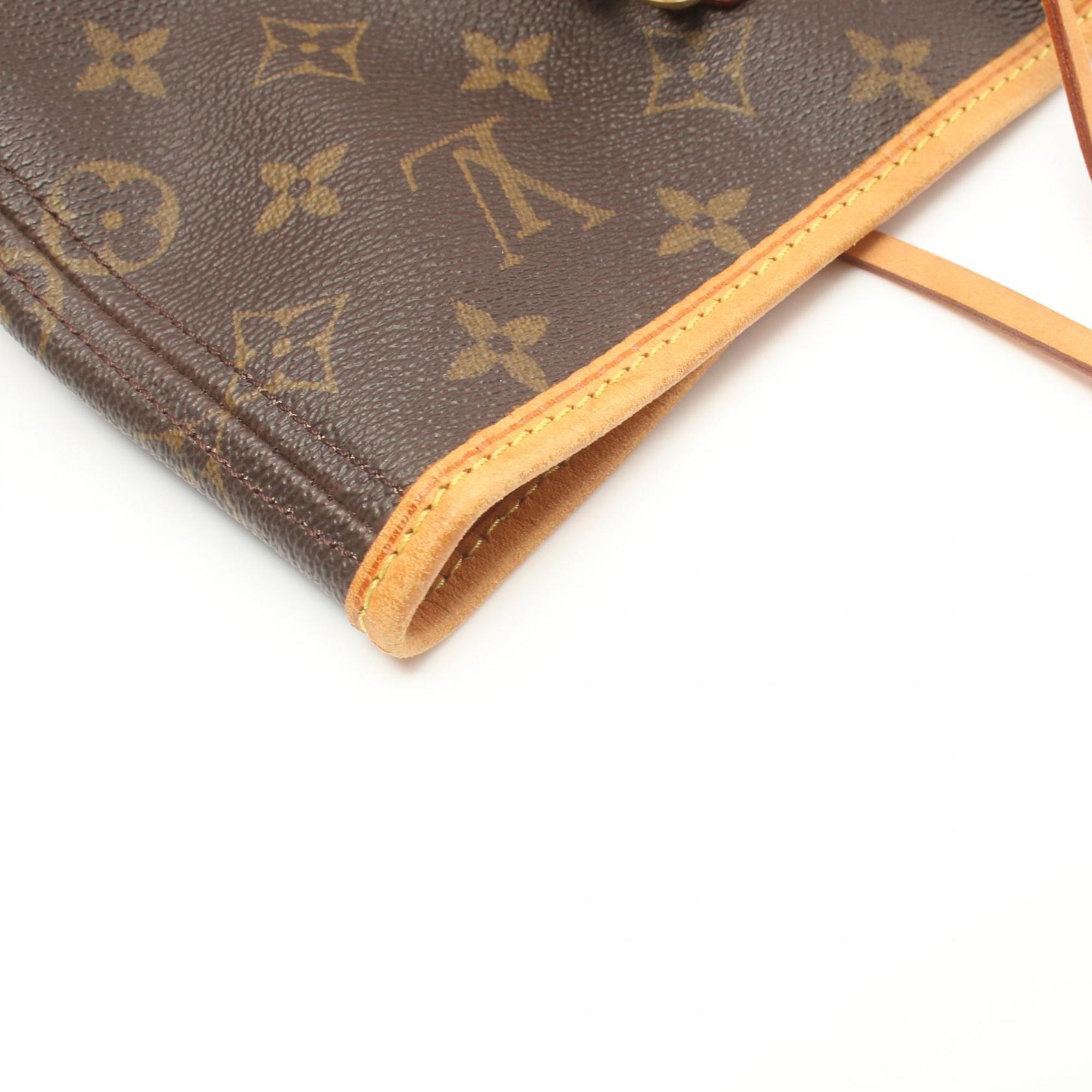 Louis Vuitton Neverfull GM Tote Bag, Coated Canvas, Leather, Monogram, Women's, Brown, M40157