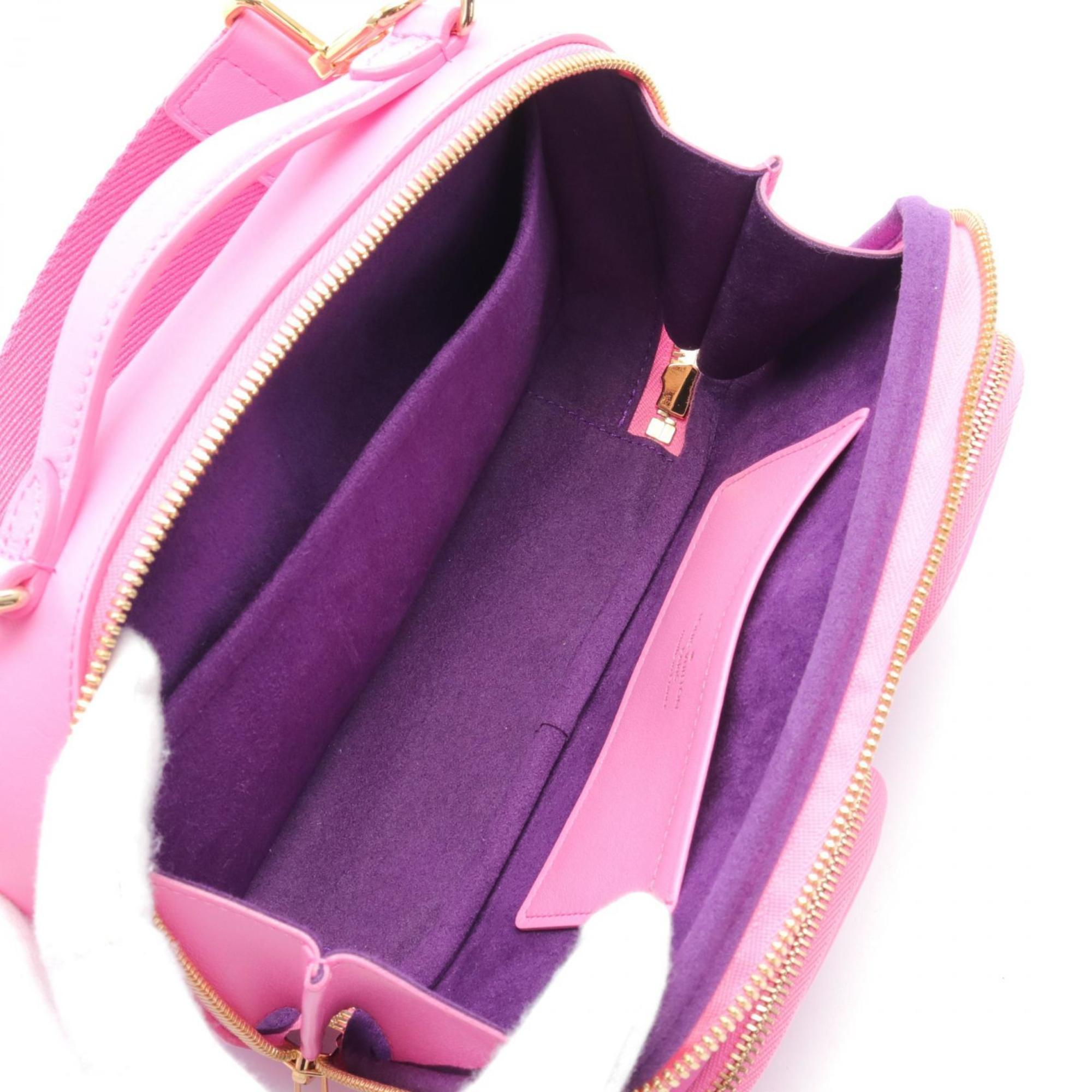 LOUIS VUITTON Utility Crossbody Rose Handbag Bag Leather Women's Pink Purple M59244