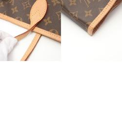 Louis Vuitton Neverfull GM Tote Bag, Coated Canvas, Leather, Monogram, Women's, Brown, M40990