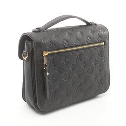 Louis Vuitton LOUIS VUITTON Pochette Metis MM Monogram Empreinte Noir Handbag Bag Leather Women's Black M41487