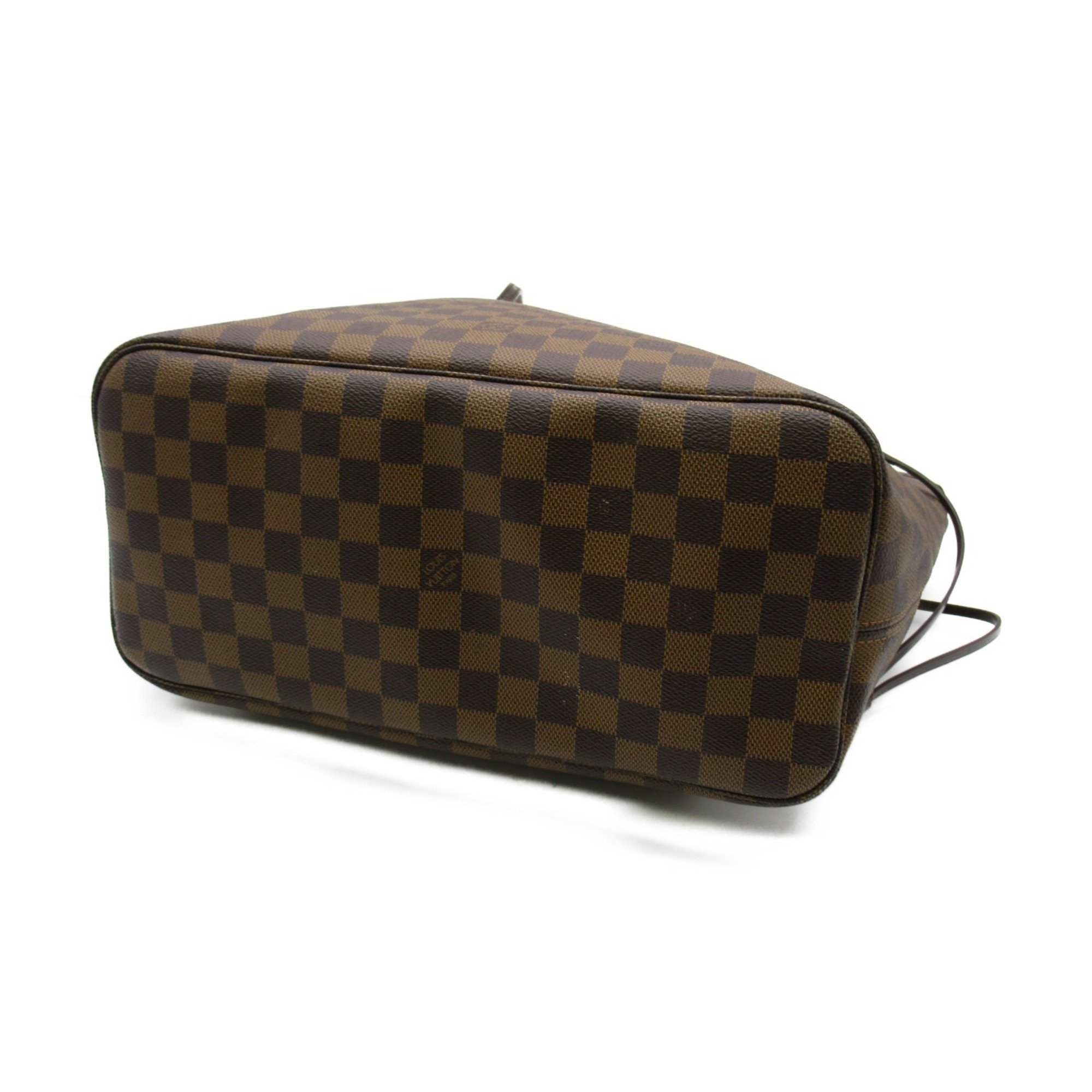 Louis Vuitton Neverfull MM Tote Bag, Coated Canvas, Damier, Women's, Brown, N51105