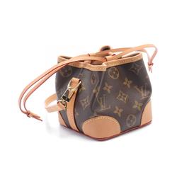 Louis Vuitton Noe Purse Monogram Shoulder Bag Coated Canvas Leather Women's Brown M57099