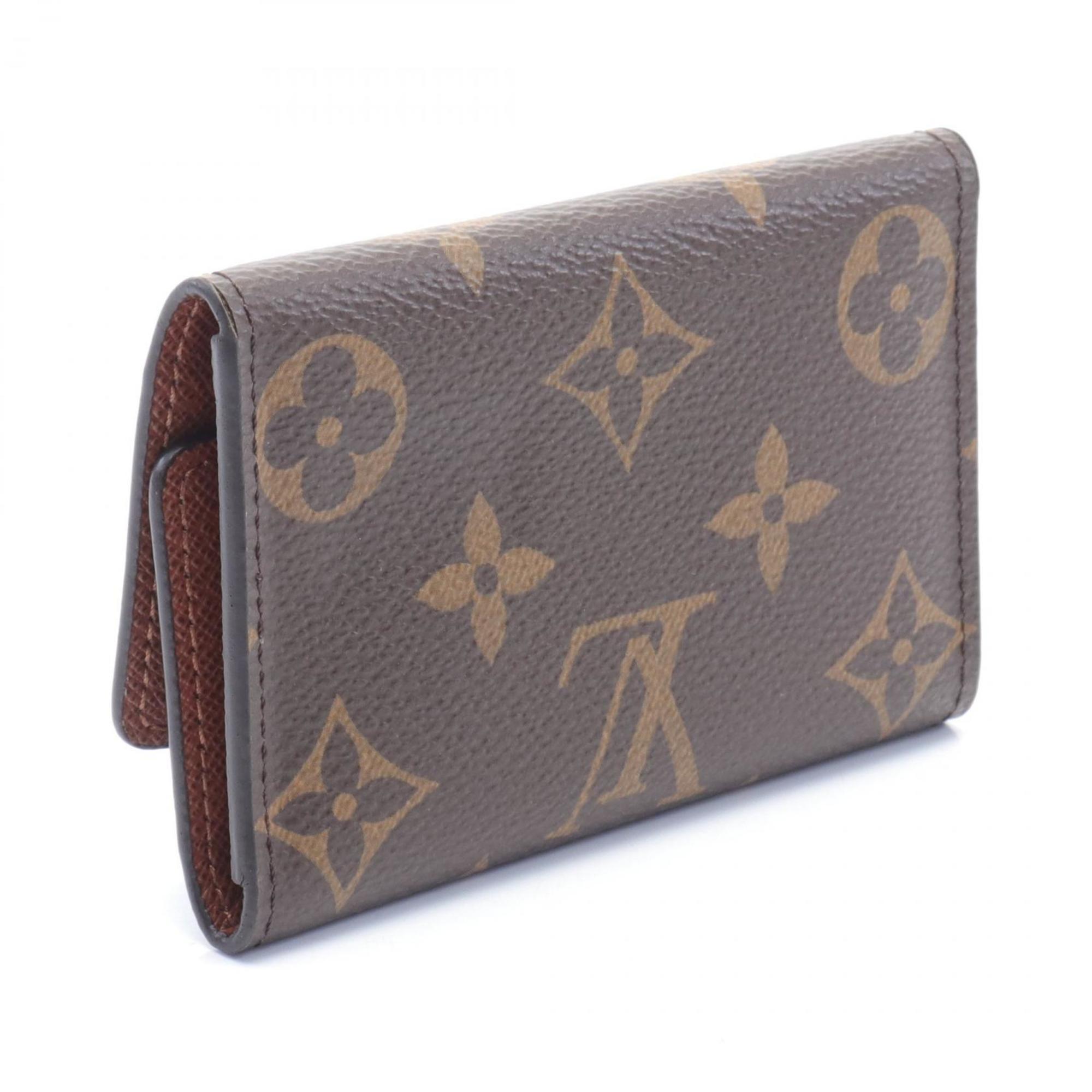 Louis Vuitton LOUIS VUITTON Multicle 6 Monogram Key Case Coated Canvas Men's Women's Brown M62630