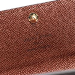 Louis Vuitton LOUIS VUITTON Multicle 6 Monogram Key Case Coated Canvas Men's Women's Brown M62630