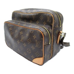 Louis Vuitton Nile Shoulder Bag, Coated Canvas, Monogram, Men's, Brown, M45244