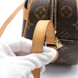 Louis Vuitton Blois Shoulder Bag, Coated Canvas, Leather, Monogram, Women's, Brown, M51221