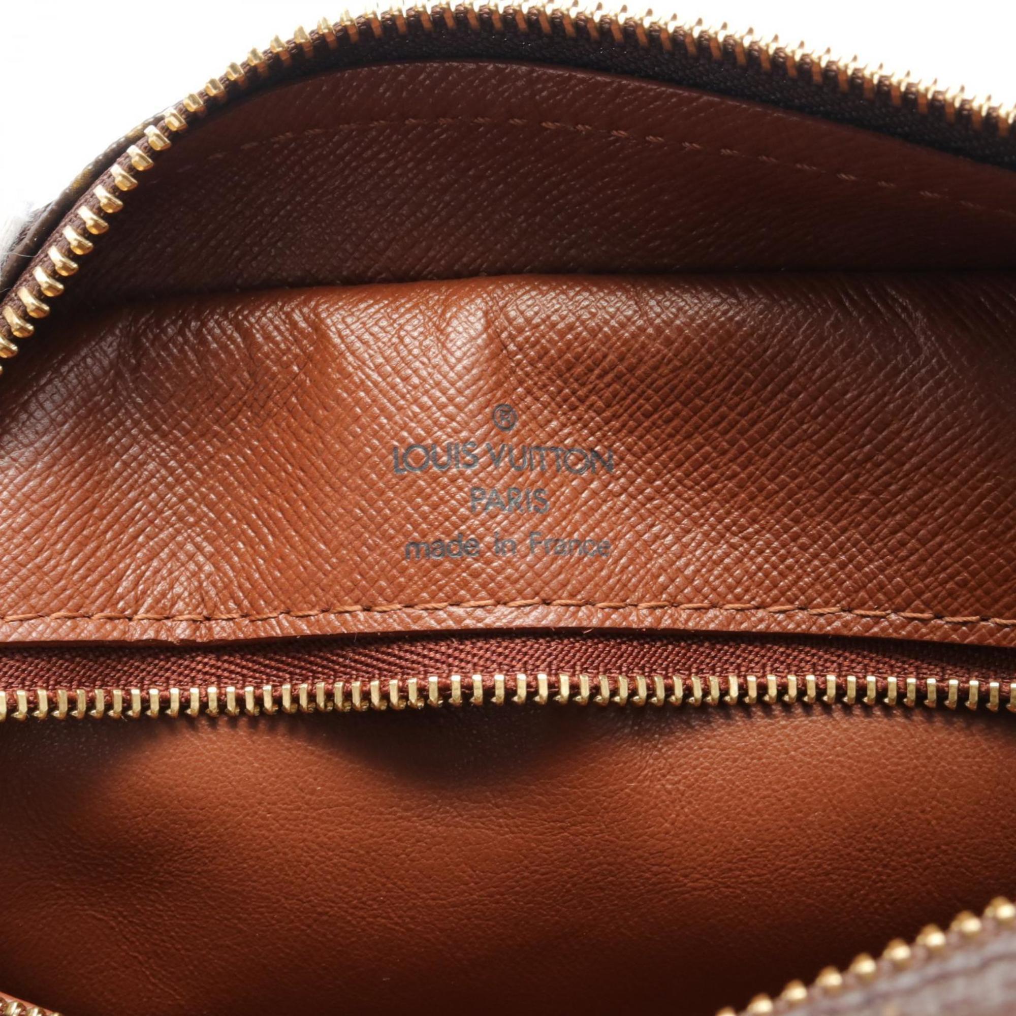 Louis Vuitton Nile Shoulder Bag, Coated Canvas, Leather, Monogram, Women's, Brown, M45244