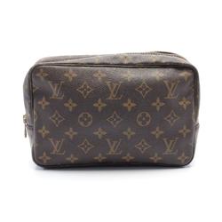 Louis Vuitton LOUIS VUITTON Truss Toilette 23 Monogram Pouch Bag Coated Canvas Women's Brown M47524