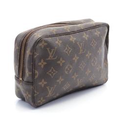 Louis Vuitton LOUIS VUITTON Truss Toilette 23 Monogram Pouch Bag Coated Canvas Women's Brown M47524