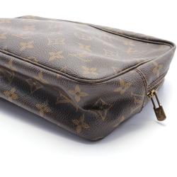 Louis Vuitton LOUIS VUITTON Truss Toilette 23 Monogram Pouch Bag Coated Canvas Women's Brown M47524