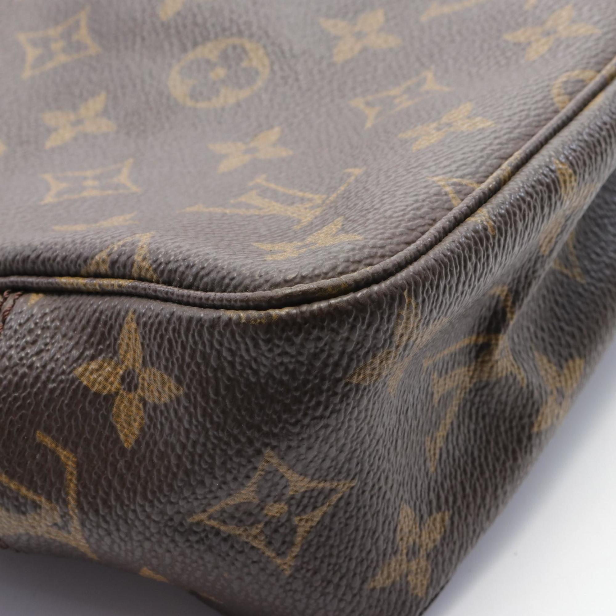 Louis Vuitton LOUIS VUITTON Truss Toilette 23 Monogram Pouch Bag Coated Canvas Women's Brown M47524