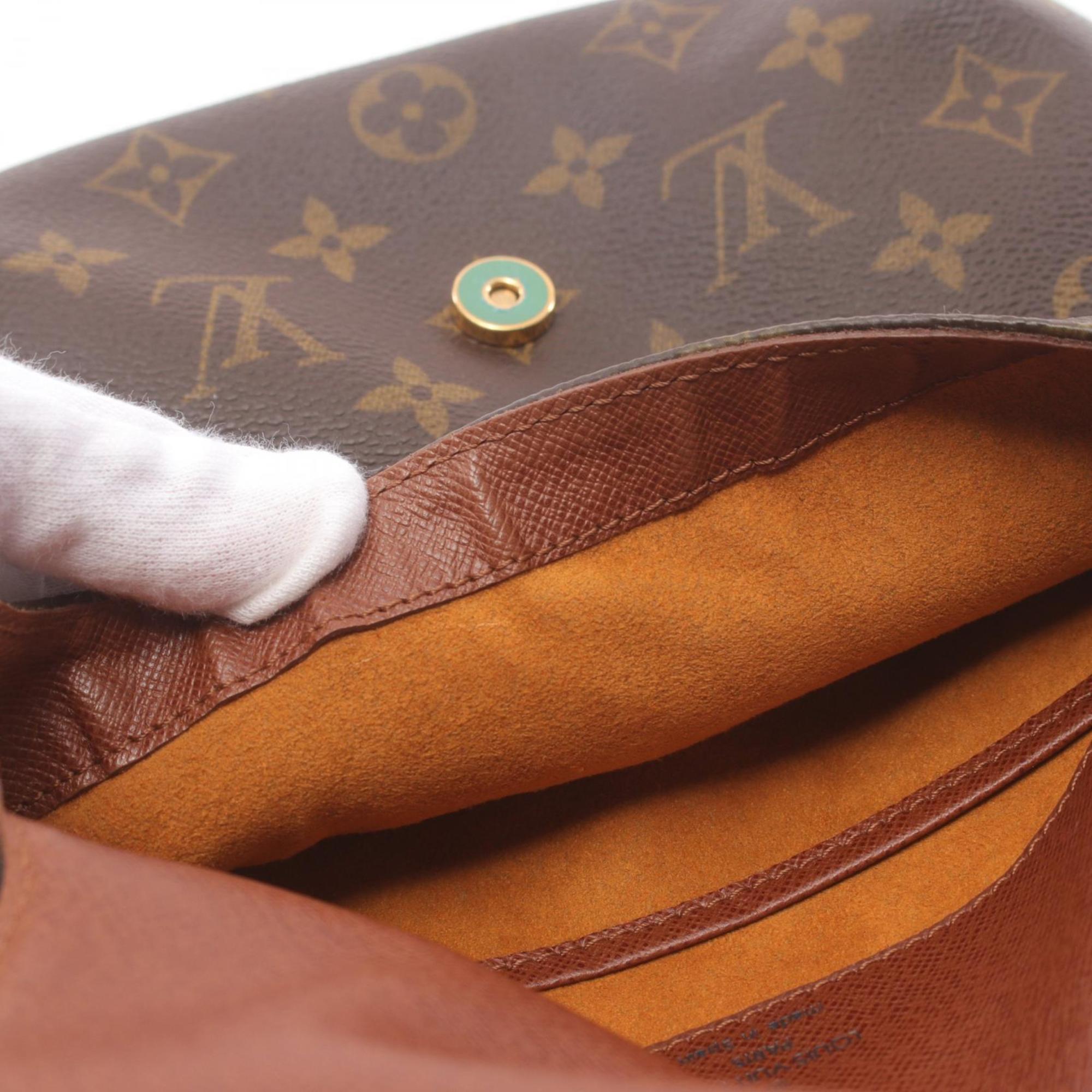 Louis Vuitton Musette Salsa Short Strap Monogram Shoulder Bag Coated Canvas Leather Women's Brown M51258