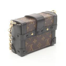 Louis Vuitton Essential Trunk Monogram Shoulder Bag Coated Canvas Women's Brown M68566