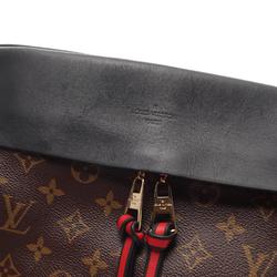 Louis Vuitton Tuileries Hobo Shoulder Bag Coated Canvas Leather Monogram Women's Brown Black M43154