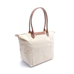 Longchamp Le Pliage Original L Tote Bag Nylon Leather Women's Beige Brown L1899089P71