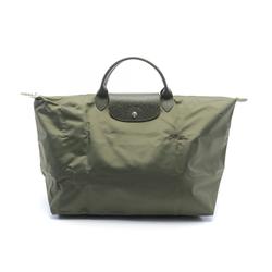 Longchamp Le Pliage Green S Tote Bag Nylon Leather Women's Khaki L1624919479